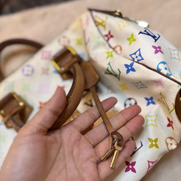 LOUIS VUITTON Murakami Monogram Multicolor Speedy 30 Boston Handbag - Picture 3 of 10